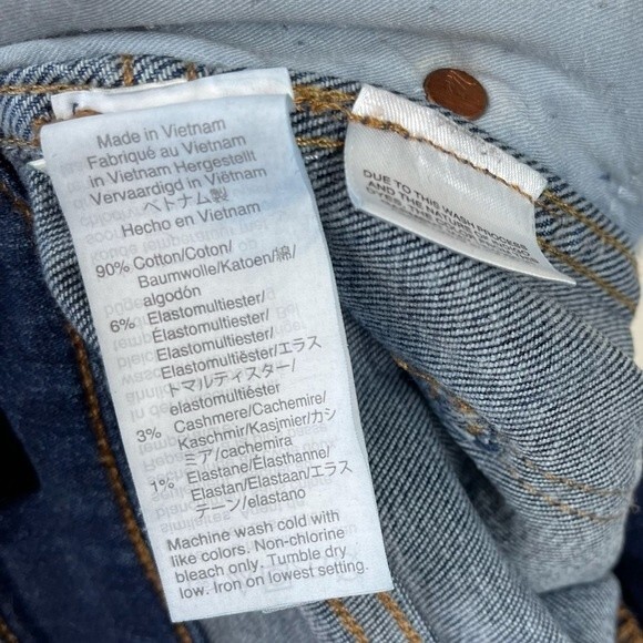 Madewell 10" High Rise Skinny Jeans Insuluxe Dark Wash Denim Size 24 AF686 - Picture 16 of 16